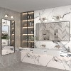 KIOTEE Rectangular Aluminum Alloy Framed and Tempered Glass Wall Bathroom Vanity Mirror in Matte Black - 2 of 4