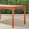 PAGED Contemporary Wood Outdoor Table Rectangle Patio Dining Table with Rot-resistant Build for Patio, Poolside, Courtyard - 2 of 4