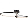 Artcraft Lighting Halo 1 - Light Semi-Flush Mount in  Black - 4 of 4