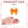 Unique Bargains Craft DIY Gift Packaging Accessories Satin Mini Flower Bows - 2 of 4