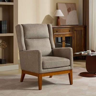 CENGHU 26.18" Wide Modern Accent Chair, High Back Reading Chair, Upholstered Armchair, for Living Room, Bedroom, Reading Room, Office