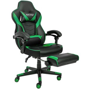 ELECWISH Racing Style High Back Computer Chair with Footrest Headrest and Lumbar Support - 1 of 4