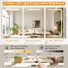 VINGLI 60 x 36 Inch Extra Large Lighted Bathroom Medicine Cabinet with Mirror, Large 3-Door Wall Mounted Bathroom Medicine Cabinet with Lights - 3 of 4