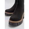 Luz Black Suede Block Heel Boot (Women) | Prologue Shoes - 2 of 4