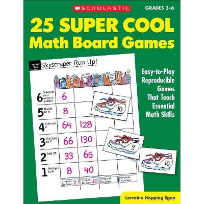 25 Super Cool Math Board Games - by  Lorraine Hopping Egan & Anderko Teresa (Paperback)