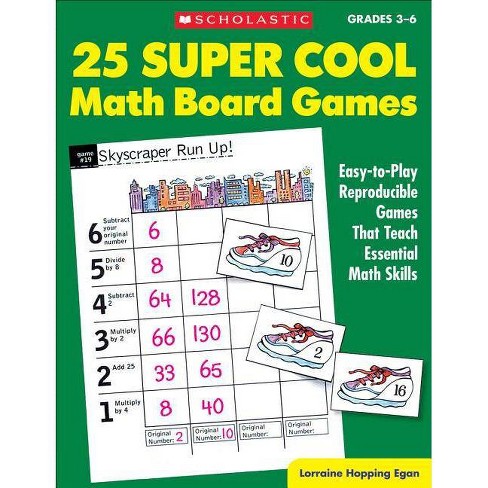 25 Super Cool Math Board Games - By Lorraine Hopping Egan & Anderko Teresa (Paperback) : Target