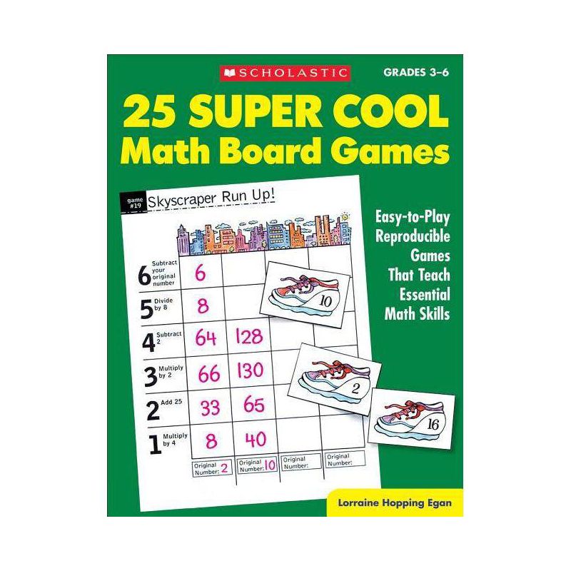 25 Super Cool Math Board Games - by  Lorraine Hopping Egan & Anderko Teresa (Paperback), 1 of 2