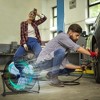 Costway 20 Inches High Velocity Floor Fan, Portable Pivoting Fan with 3 Powerful Speeds - 2 of 4
