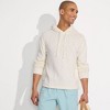 Lands' End Men's Textural Slub Hoodie Sweater - 4 of 4