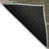 Coffee And Ivory Abstract Washable Indoor Outdoor Area Rug - 4 of 4