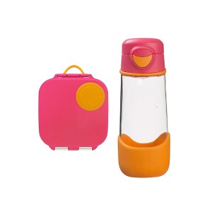 b.box Mini Lunchbox + 16oz Sport Spout Bottle - 1 of 3