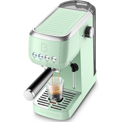 CASABREWS 3700Essential Stainless Steel Compact Espresso Machine: 20-Bar, Milk Frother, Volume Control