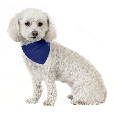 Qraftsy 3 Pack Solid Cotton Pet Bandana Triangle Bibs  - Small & Medium Pets