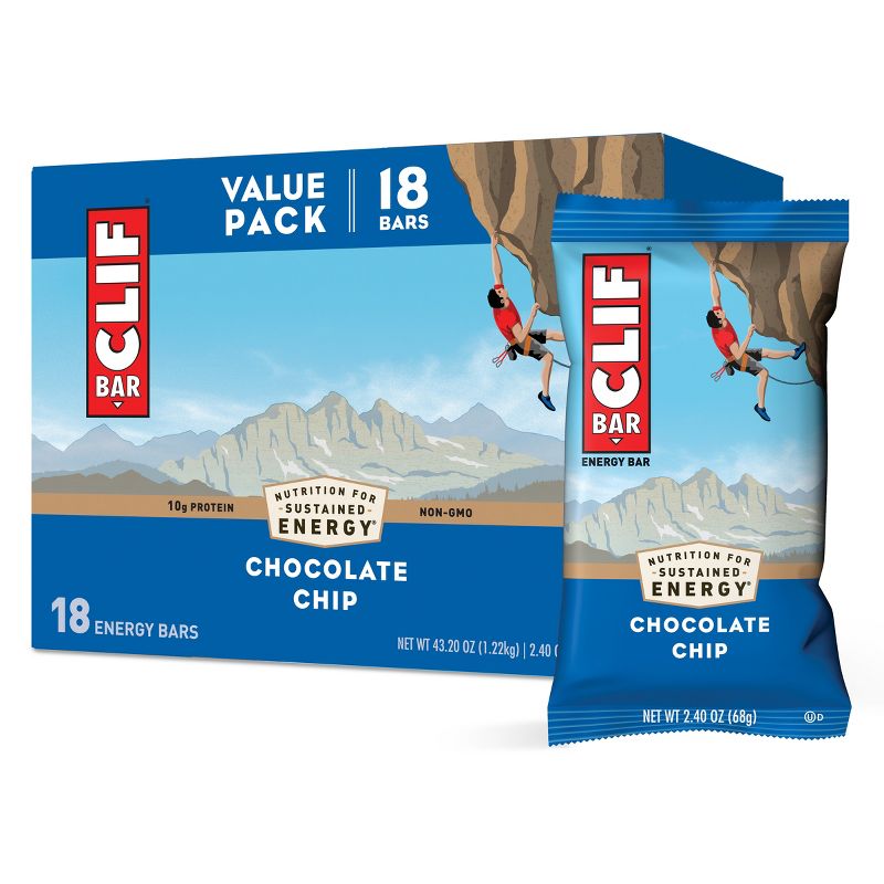 CLIF Bar Chocolate Chip Energy Bars 
, 6 of 15