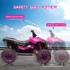 12V Kids Electric ATV Quad, 4-Wheel Ride On Car w/Parent Remote, Dual Drive, High/Low Speeds & Music - 3 of 4