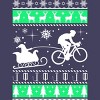 Women's Design By Humans Christmas Santa Cycling Sleigh By LewismartinStore Racerback Tank Top - 2 of 3