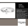 Dicksons Lord's Prayer Engraved Horizontal Cross Women's One Size Silver Plated Stainless Steel Four-Tile Stretch Bracelet - 3 of 4