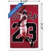 Trends International Michael Jordan - Jersey Framed Wall Poster Prints - 3 of 4