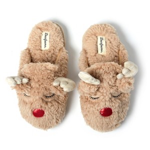 Dearfoams Women's Shay Novelty Holiday Scuff Slipper - 1 of 4