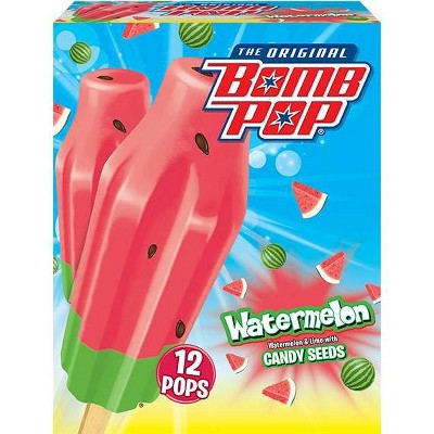 The Original Bomb Pop Watermelon Pops - 21oz/12ct : Target