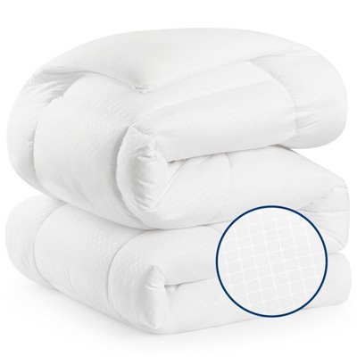 Queen Size Duvet Insert Quilted Down Alternative Bedding Comforter Ivory - Bedsure