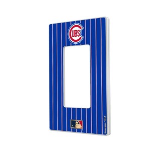MLB Cooperstown Central Teams Pinstripe Hidden-Screw Light Switch Plate for Single Rocker - 1 of 4