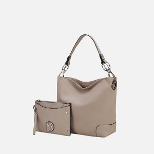 MKF Collection Viviana Vegan Leather Hobo Bag with Matching Wristlet by Mia K - 1 of 4