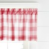 Elrene Farmhouse Living Buffalo Check Window Valance - 60" x 15" - Elrene Home Fashions - 3 of 3