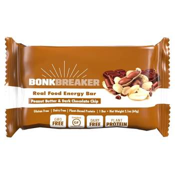 Bonk Breaker Peanut Butter & Chocolate Gluten Free Energy Bar - 12ct