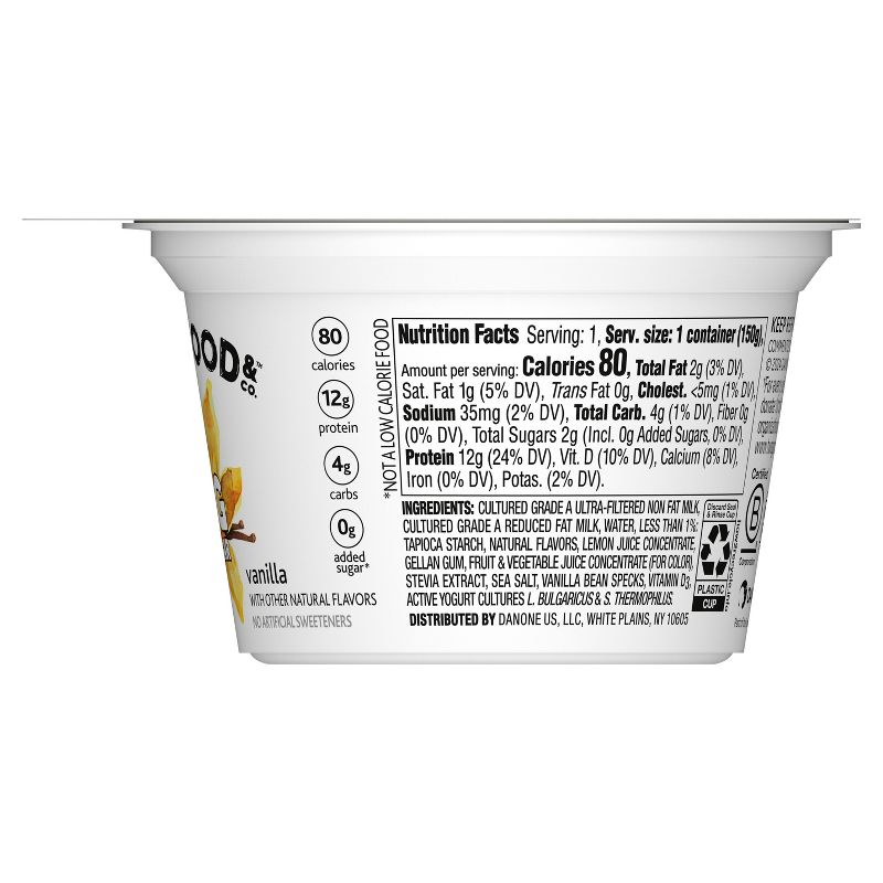 Two Good Low Fat Lower Sugar Vanilla Greek Yogurt - 5.3oz Cup, 6 of 15