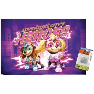 Trends International Paw Patrol: The Mighty Movie - Heroes Unframed Wall Poster Prints - 1 of 4