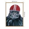 Amanti Art Football Gorilla by Yvette St. Amant Framed Canvas Wall Art - 4 of 4
