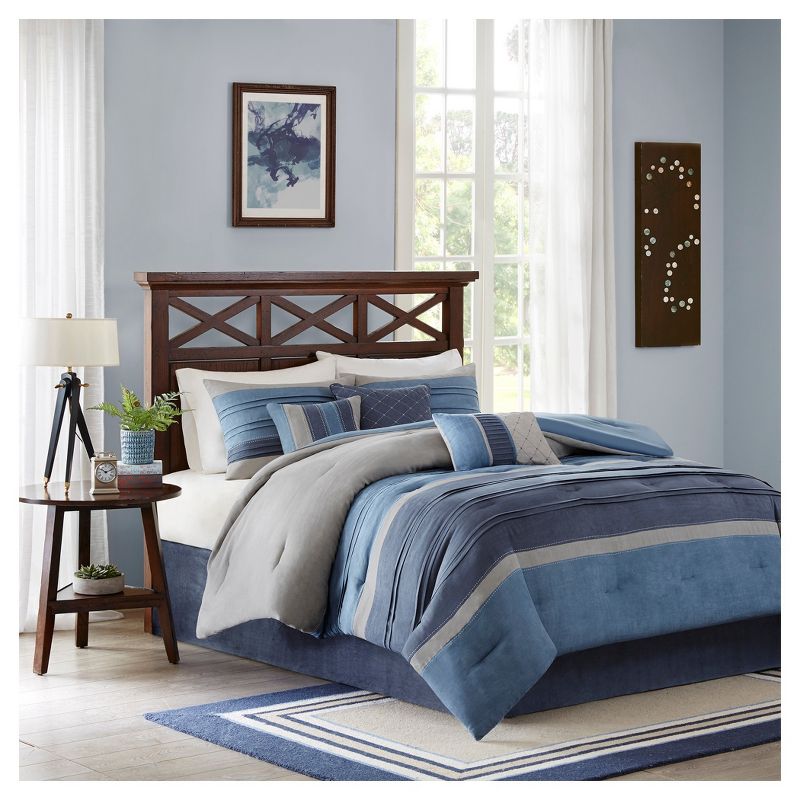 Comforter Set 7pc Colorblock - Rodgers&#174;, 1 of 8