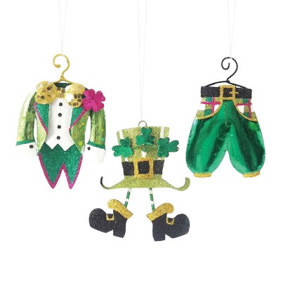 Gallerie II Leprechaun Clothes St. Patrick's Ornament, A/3