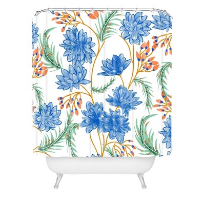 83 Oranges Good Will Shower Curtain Blue - Deny Designs