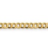 Black Bow Jewelry 3.75mm 14K Yellow Gold Solid Lightweight Flat Curb Chain Necklace - 3 of 4