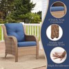 Gymojoy Outdoor Patio Chair Table with Ottoman High Back Club Chair - 4 of 4