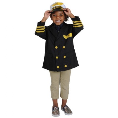 Kaplan Early Learning Airline Pilot Dress-Up Clothes for Preschoolers