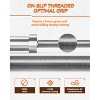 7Ft Barbell Bar for Power Lifting and Weightlifting, 1000LBS Capacity, 2 Inch Barbell 45 Lbs for Squats, Curls, Deadlifts - 3 of 4