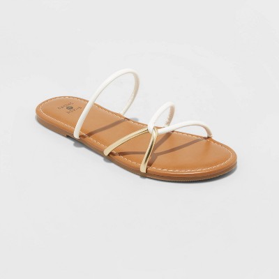 shade and shore white sandals