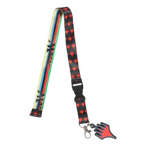 Magic the Gathering Lanyard with Breakaway Rubber Charm and ID Sleeve - 1 of 4