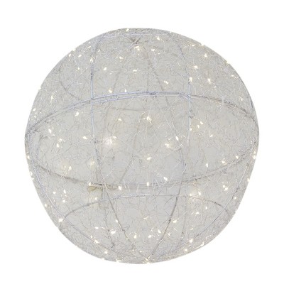 Season's Designs Christmas 16In Metal Wire Ball W/ 120 Ww Led