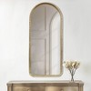 Madison Park 20"x45" Mia Gold Metal Arch Charm Luxury Elegant Wall Mirror: No Assembly, Rectangle, Framed, Wall Mount - image 2 of 4