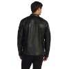 Gioberti Men's Stand Collar Motorcycle Leather Bomber Jacket - 2 of 4