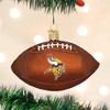 Old World Christmas Blown Glass Ornament for Christmas Tree, Minnesota Vikings Football - 2 of 4