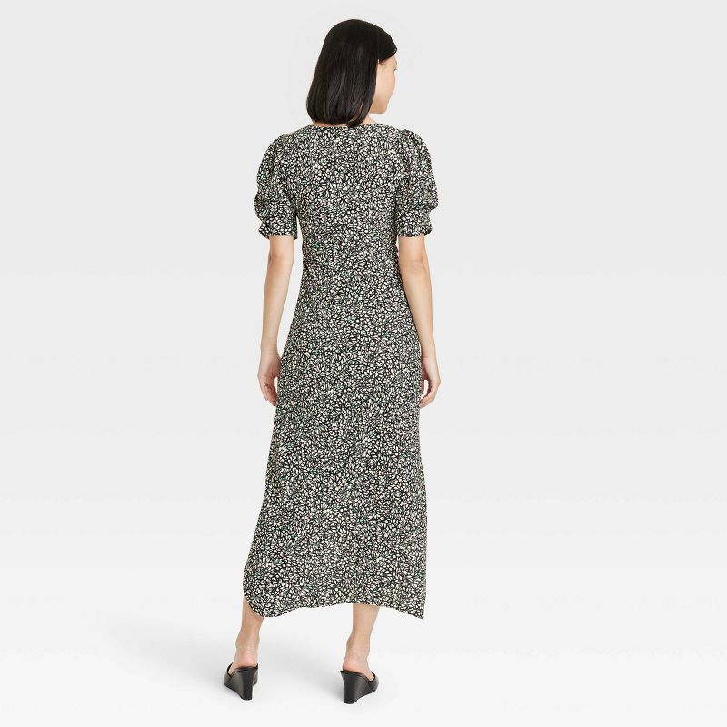 Women's Crepe Short Sleeve Midi Dress - A New Day™, 3 of 10