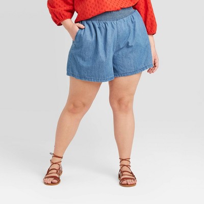 plus size dress shorts