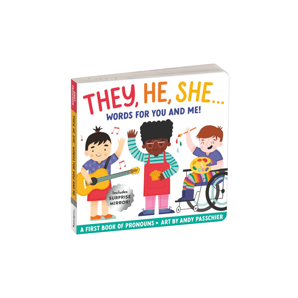 They, He, She: Words for You and Me Board Book - by Mudpuppy