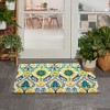 Waverly Greetings "Santa Marie" Bluebell Doormat - 2 of 4