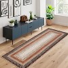 Vintage Braided Doormat, Washable Low-Pile Non-Slip Non-Shedding Small Rug for Entrance, Bedroom, Living Room, Kitchen, Farmhouse Decor - 2 of 4